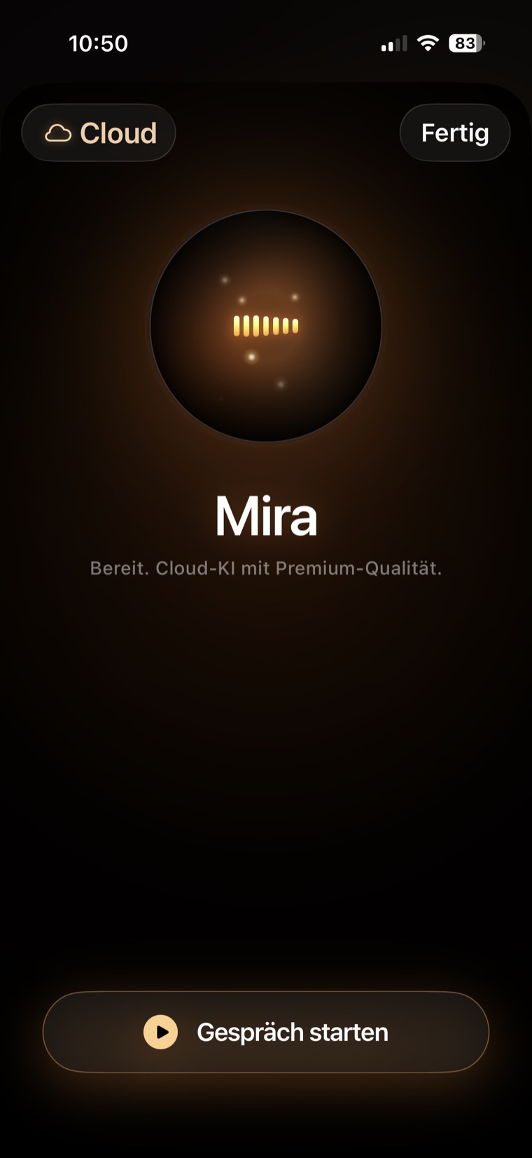 Coolblack Agent Mira im dunklen Modus